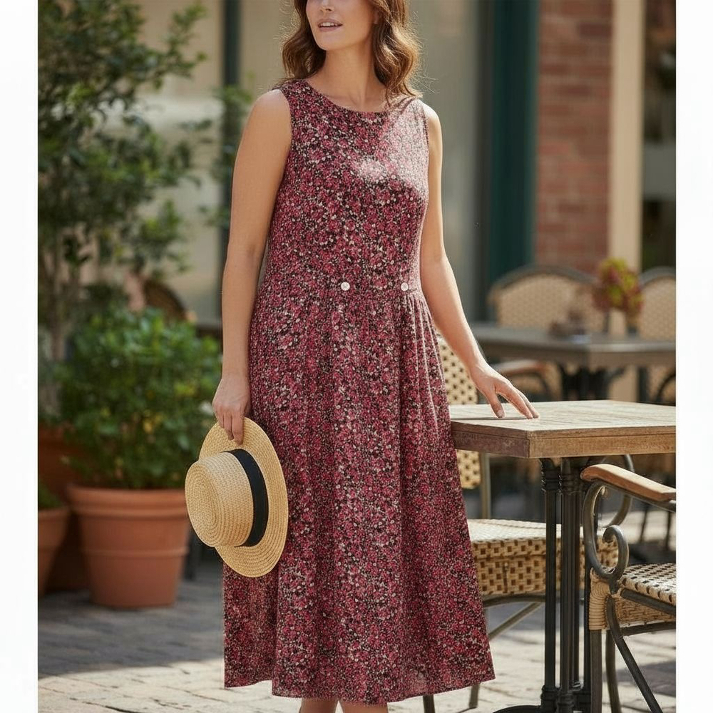 BFA Classics Womens Floral Maxi Dress Size 1X